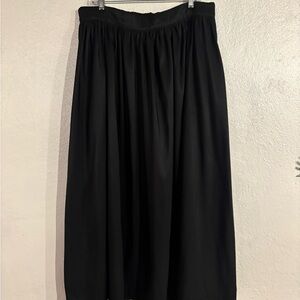 a new day Black Maxi Skirt with Gathered Waist